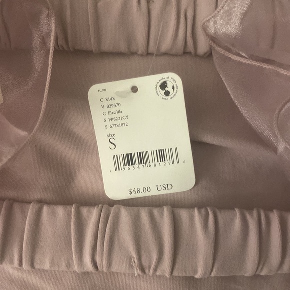 Never worn new with tag Free People ruffle crop - Picture 2 of 5